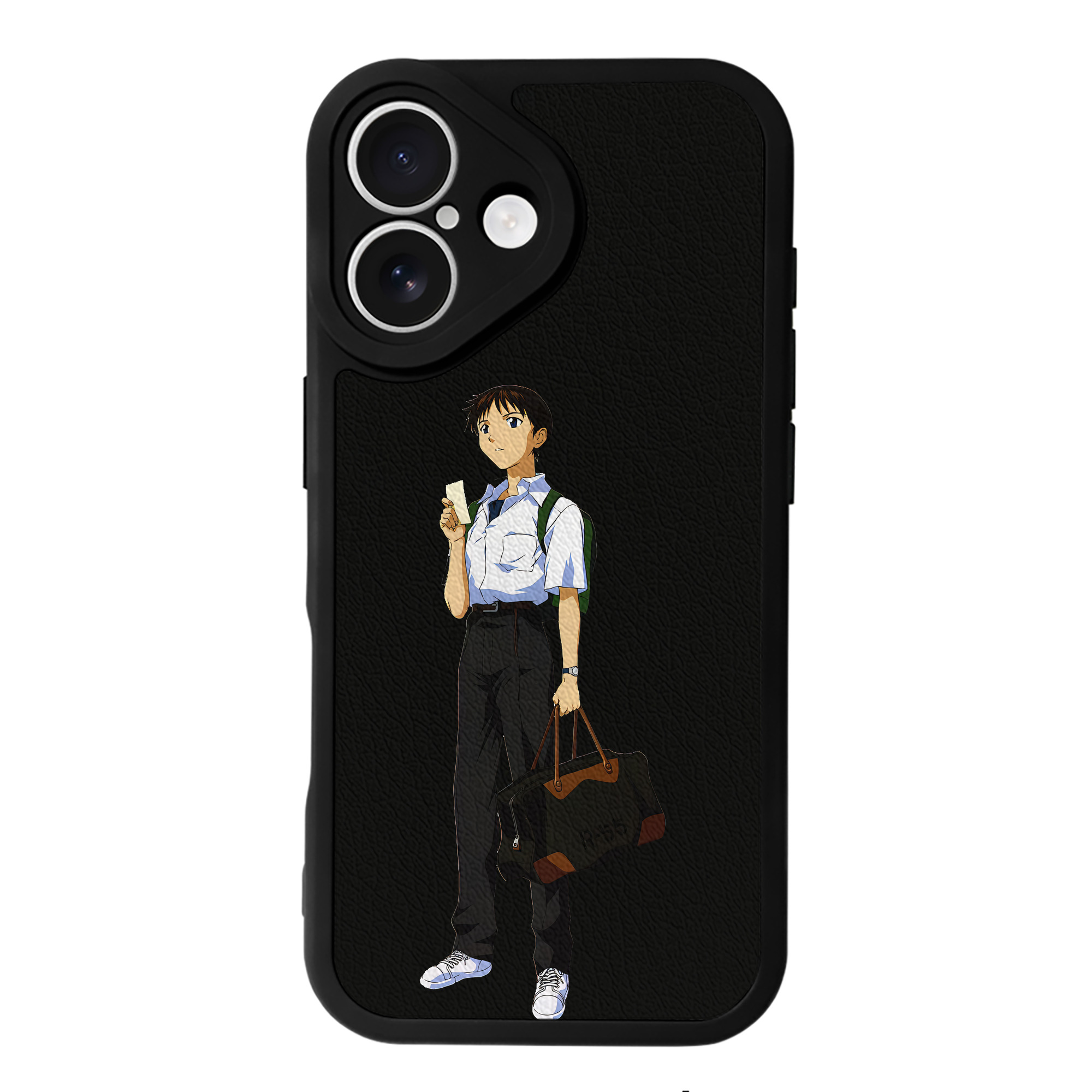 （画像用） EVA 新世紀エヴァンゲリオン 【iPhone 16シリーズ対応】シリコンスマホケース（レザー調） 材質：シリコン